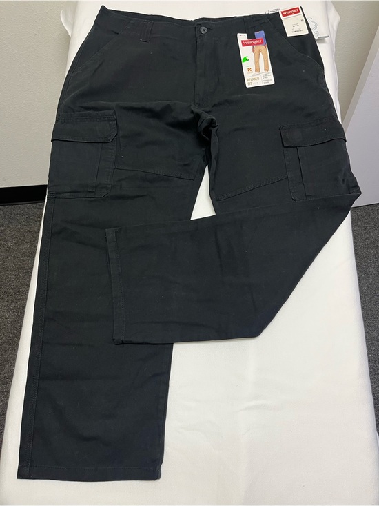 Wrangler Other - Wrangler Men’s Relaxed Fit Black Pants NWT 38x30 Epic Soft Straight Leg